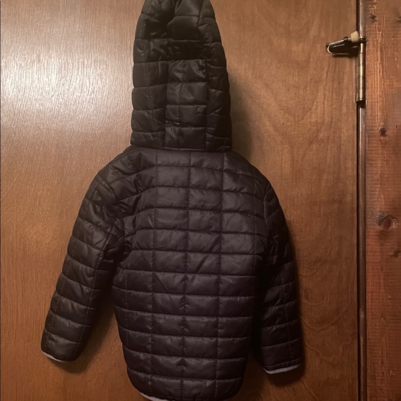 Cat & Jack Black Quilted Puffer Jacket - Picture 3 of 7